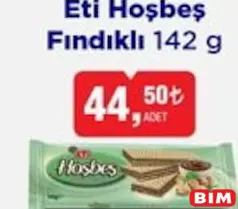 ETİ HOŞBEŞ FINDIKLI GOFRET 142 G